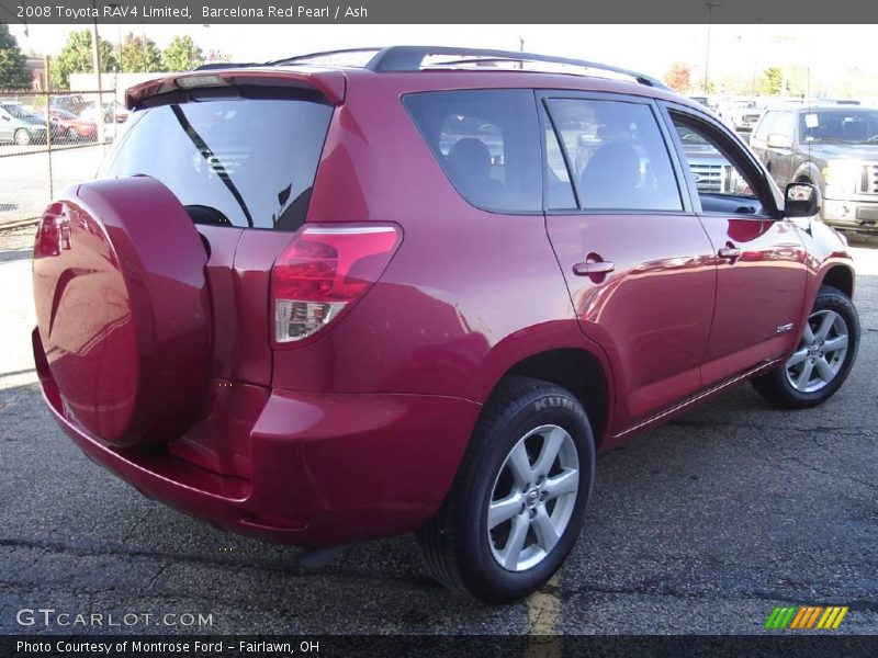 Barcelona Red Pearl / Ash 2008 Toyota RAV4 Limited