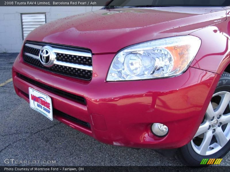 Barcelona Red Pearl / Ash 2008 Toyota RAV4 Limited