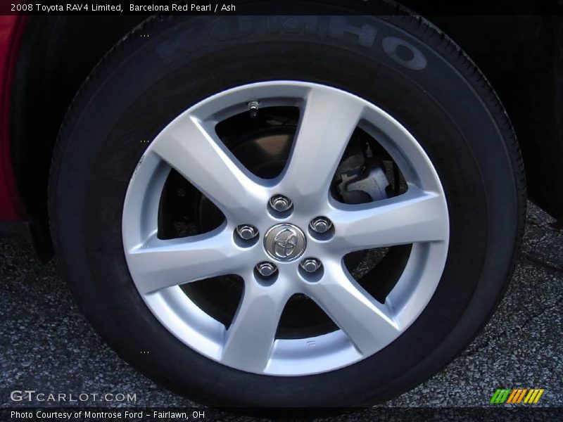 Barcelona Red Pearl / Ash 2008 Toyota RAV4 Limited