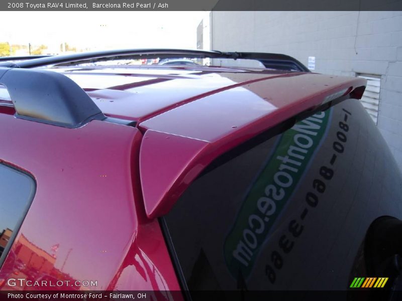 Barcelona Red Pearl / Ash 2008 Toyota RAV4 Limited