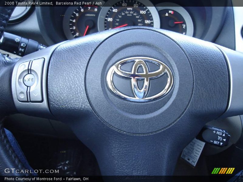 Barcelona Red Pearl / Ash 2008 Toyota RAV4 Limited