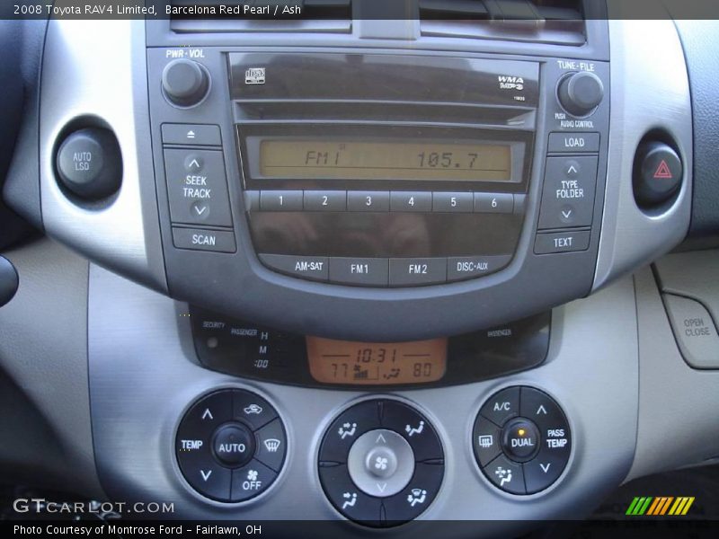 Barcelona Red Pearl / Ash 2008 Toyota RAV4 Limited