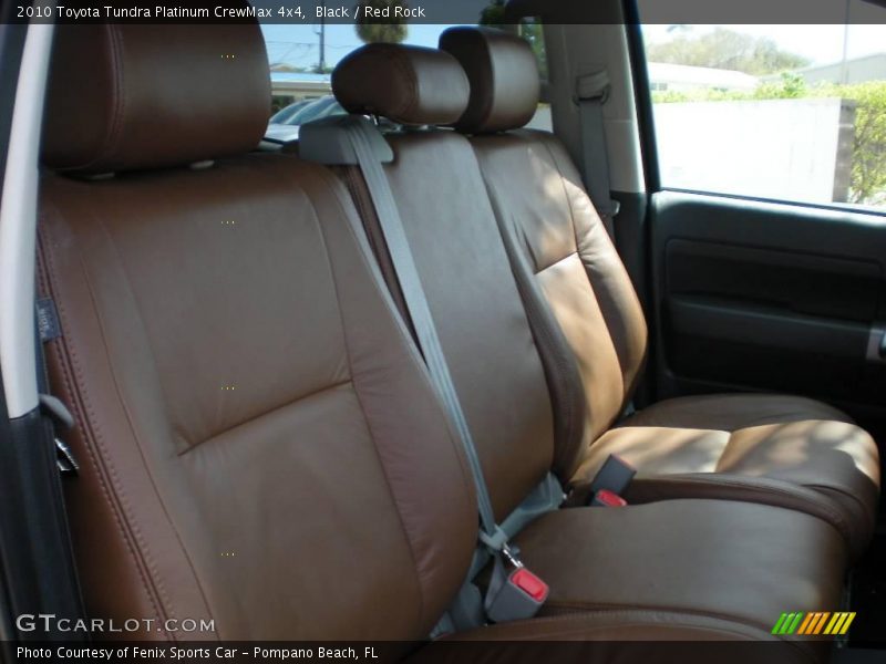 Black / Red Rock 2010 Toyota Tundra Platinum CrewMax 4x4