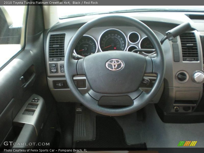 Black / Red Rock 2010 Toyota Tundra Platinum CrewMax 4x4