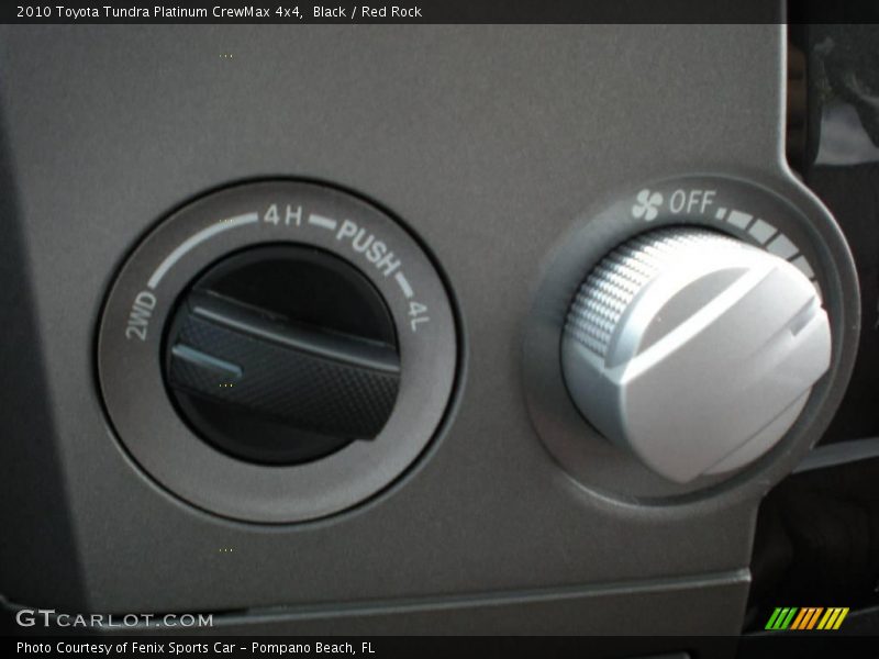 Black / Red Rock 2010 Toyota Tundra Platinum CrewMax 4x4