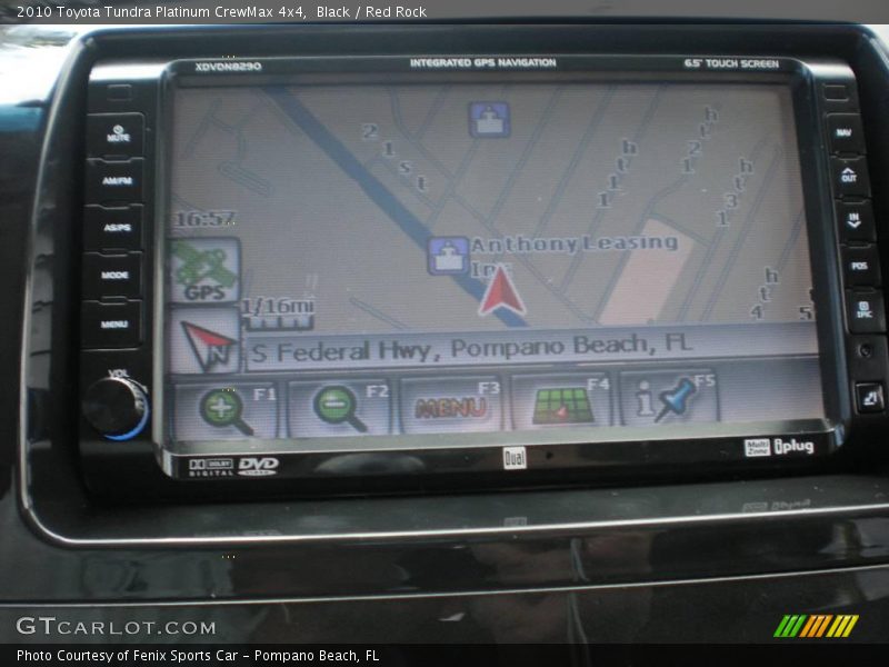 Black / Red Rock 2010 Toyota Tundra Platinum CrewMax 4x4