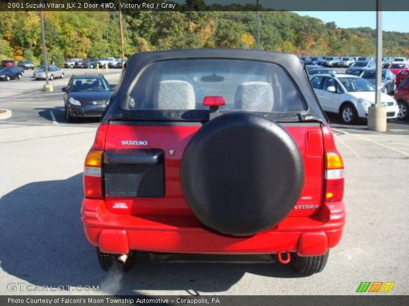 Victory Red / Gray 2001 Suzuki Vitara JLX 2 Door 4WD