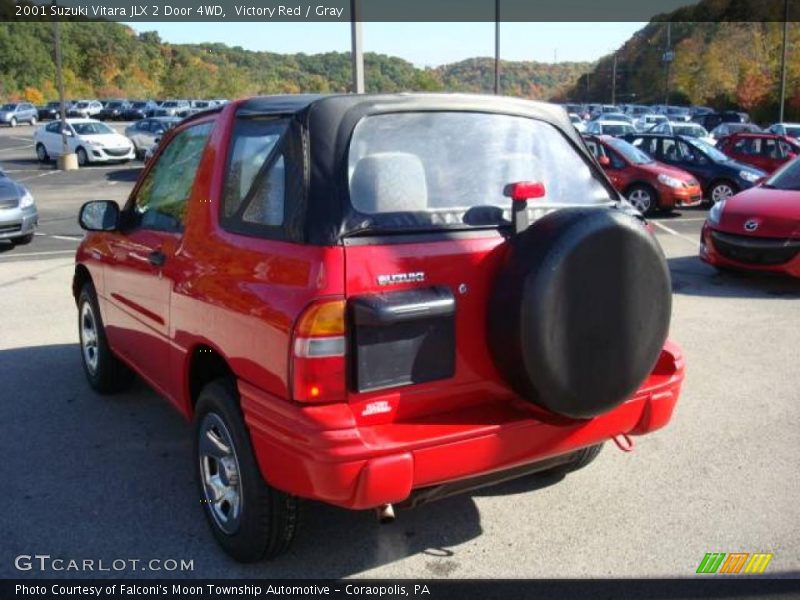 Victory Red / Gray 2001 Suzuki Vitara JLX 2 Door 4WD