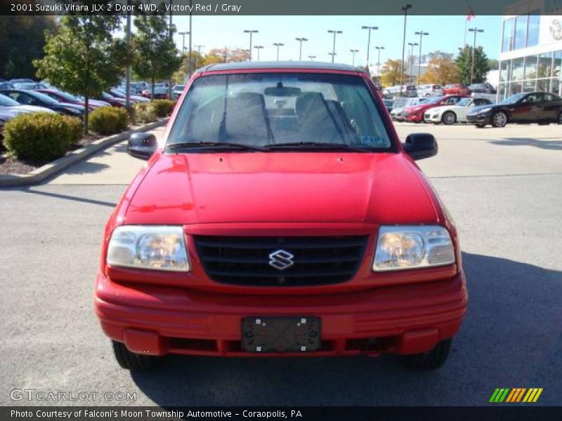 Victory Red / Gray 2001 Suzuki Vitara JLX 2 Door 4WD