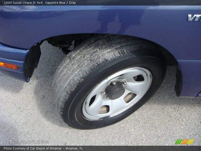 Sapphire Blue / Gray 1999 Suzuki Vitara JX 4x4