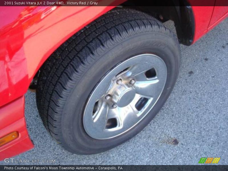 Victory Red / Gray 2001 Suzuki Vitara JLX 2 Door 4WD