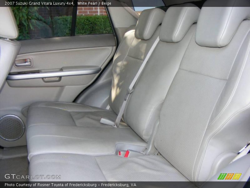 White Pearl / Beige 2007 Suzuki Grand Vitara Luxury 4x4