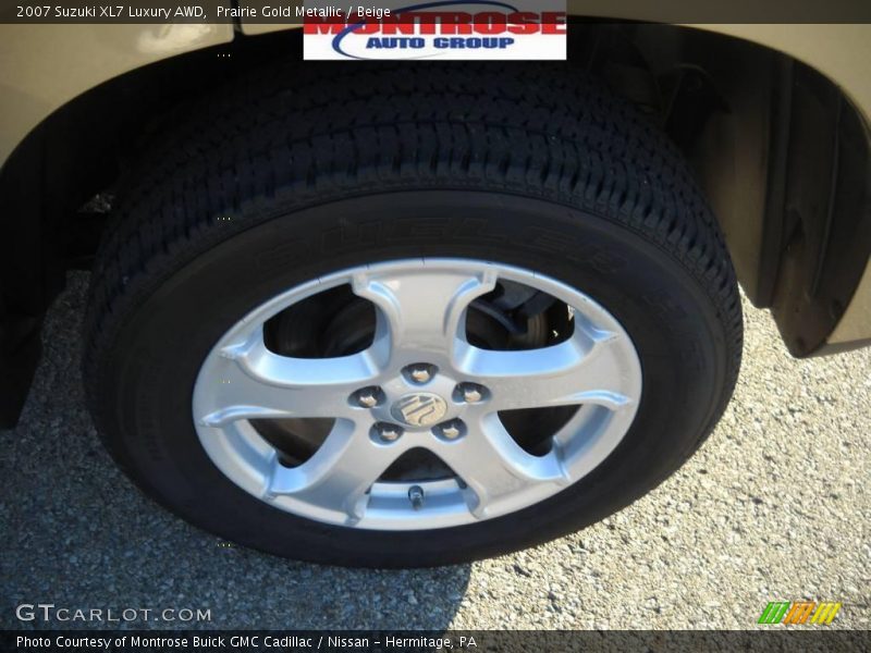 Prairie Gold Metallic / Beige 2007 Suzuki XL7 Luxury AWD