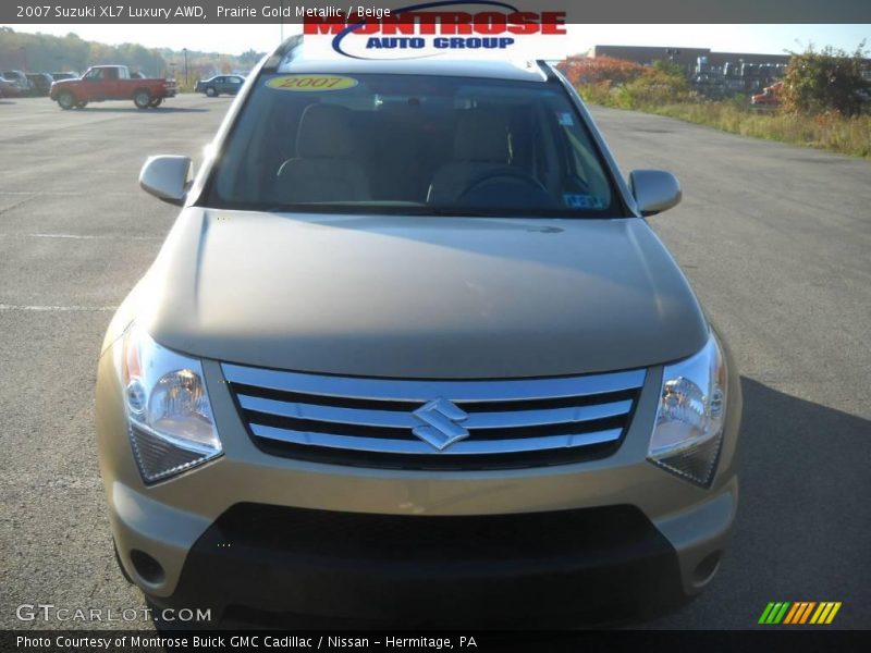 Prairie Gold Metallic / Beige 2007 Suzuki XL7 Luxury AWD