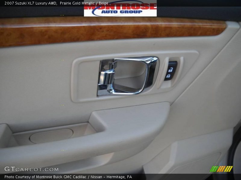 Prairie Gold Metallic / Beige 2007 Suzuki XL7 Luxury AWD