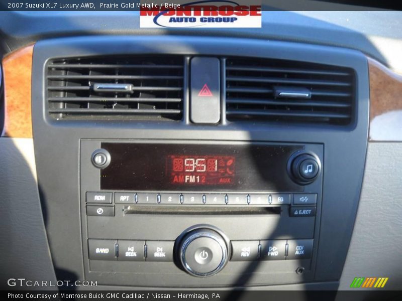 Prairie Gold Metallic / Beige 2007 Suzuki XL7 Luxury AWD