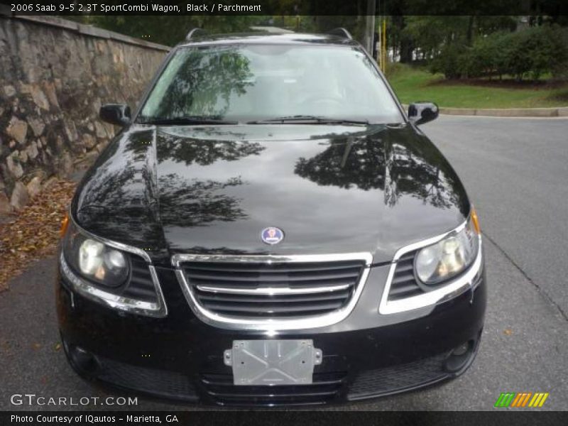 Black / Parchment 2006 Saab 9-5 2.3T SportCombi Wagon
