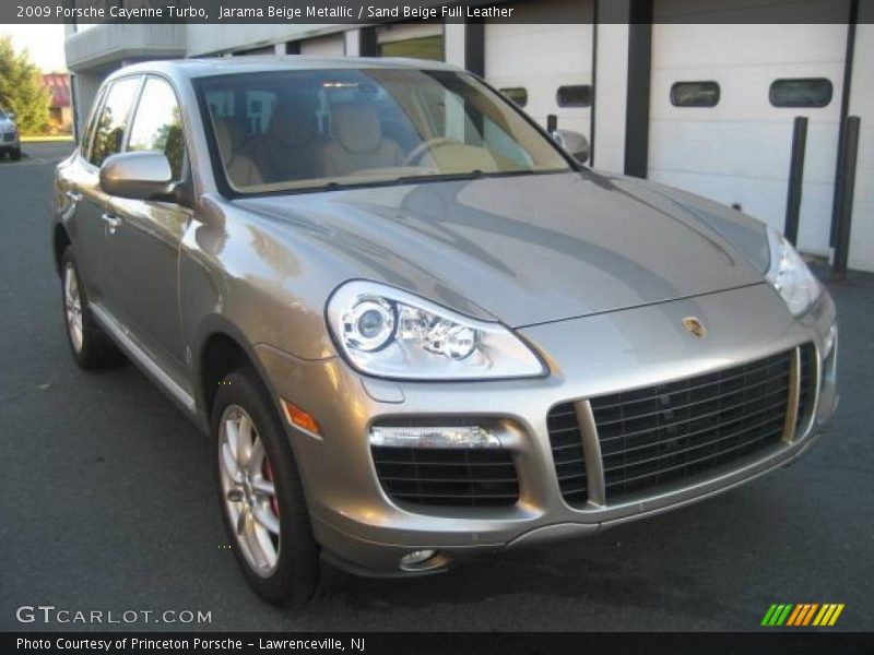 Jarama Beige Metallic / Sand Beige Full Leather 2009 Porsche Cayenne Turbo