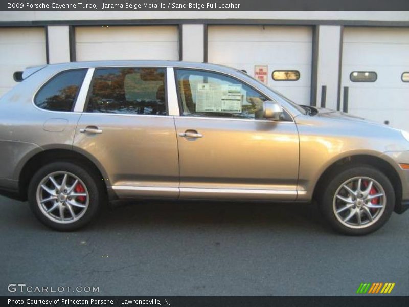 Jarama Beige Metallic / Sand Beige Full Leather 2009 Porsche Cayenne Turbo