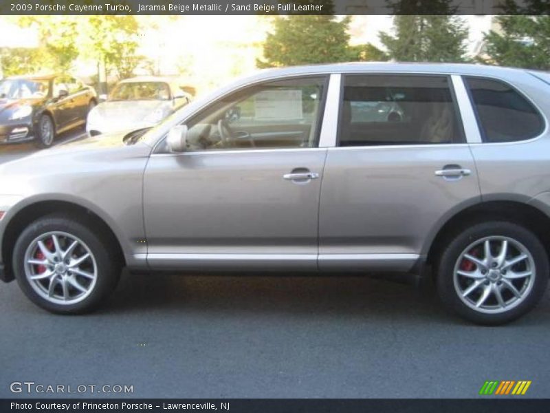 Jarama Beige Metallic / Sand Beige Full Leather 2009 Porsche Cayenne Turbo