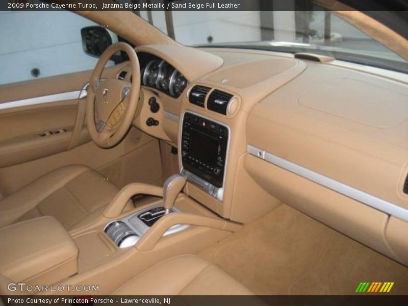 Jarama Beige Metallic / Sand Beige Full Leather 2009 Porsche Cayenne Turbo