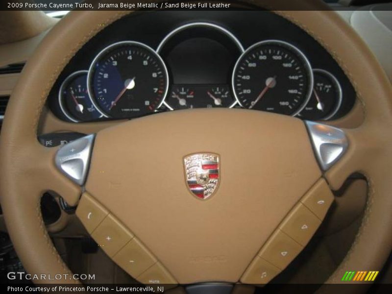 Jarama Beige Metallic / Sand Beige Full Leather 2009 Porsche Cayenne Turbo