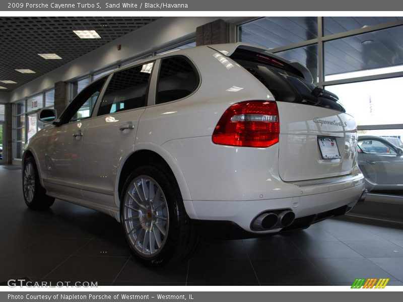 Sand White / Black/Havanna 2009 Porsche Cayenne Turbo S
