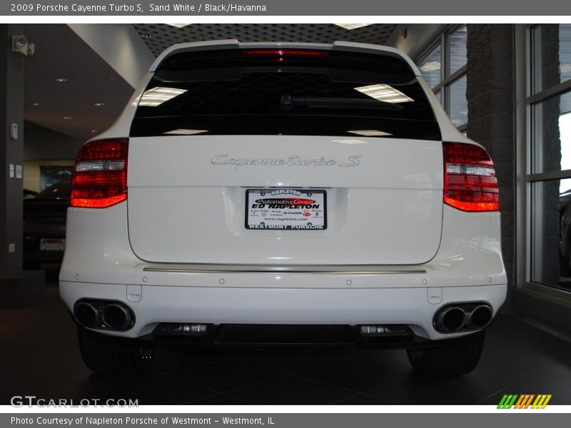 Sand White / Black/Havanna 2009 Porsche Cayenne Turbo S