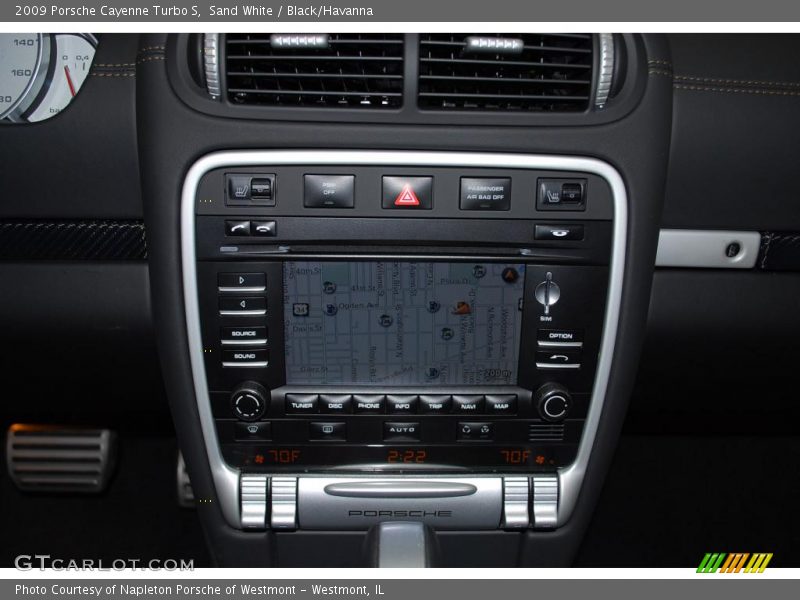 Sand White / Black/Havanna 2009 Porsche Cayenne Turbo S
