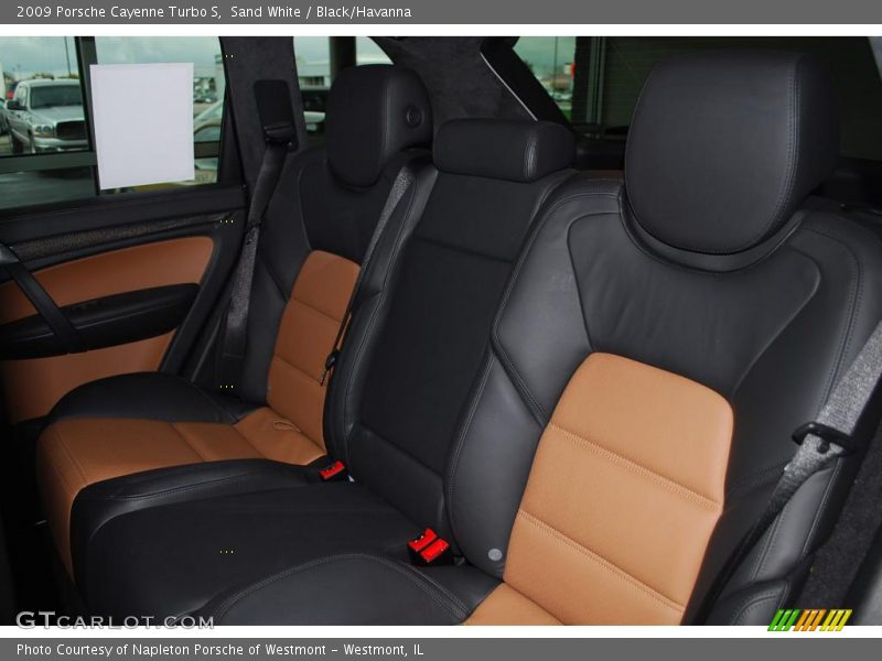 Sand White / Black/Havanna 2009 Porsche Cayenne Turbo S