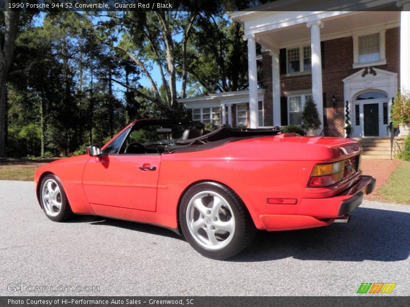 Guards Red / Black 1990 Porsche 944 S2 Convertible