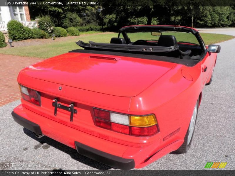 Guards Red / Black 1990 Porsche 944 S2 Convertible