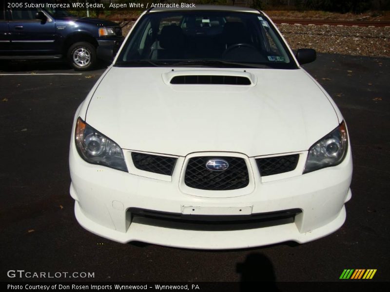 Aspen White / Anthracite Black 2006 Subaru Impreza WRX Sedan