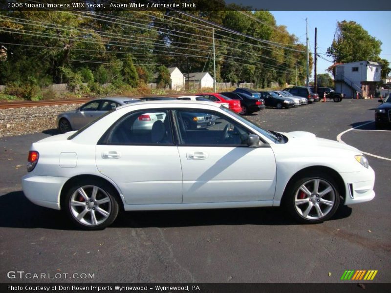 Aspen White / Anthracite Black 2006 Subaru Impreza WRX Sedan