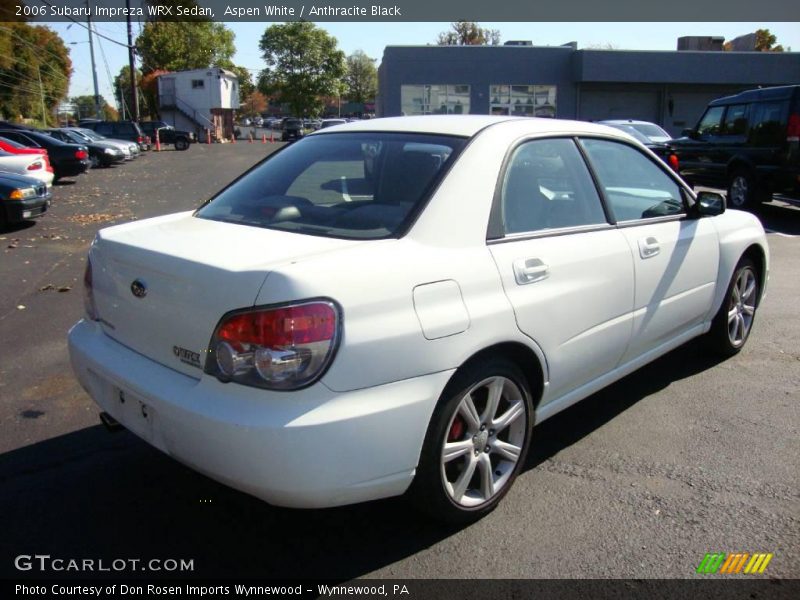 Aspen White / Anthracite Black 2006 Subaru Impreza WRX Sedan