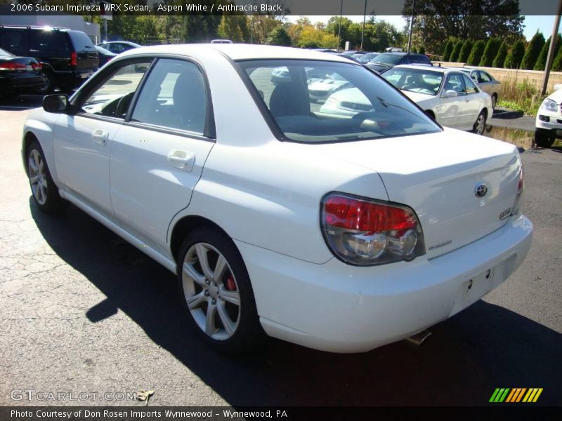 Aspen White / Anthracite Black 2006 Subaru Impreza WRX Sedan