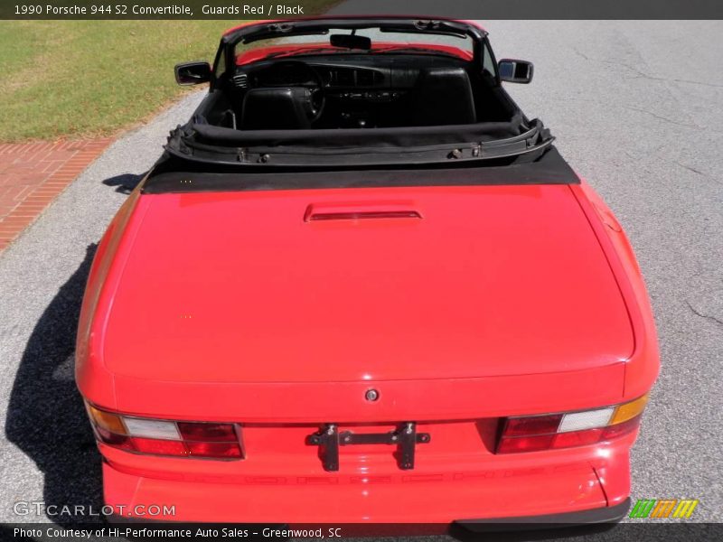 Guards Red / Black 1990 Porsche 944 S2 Convertible