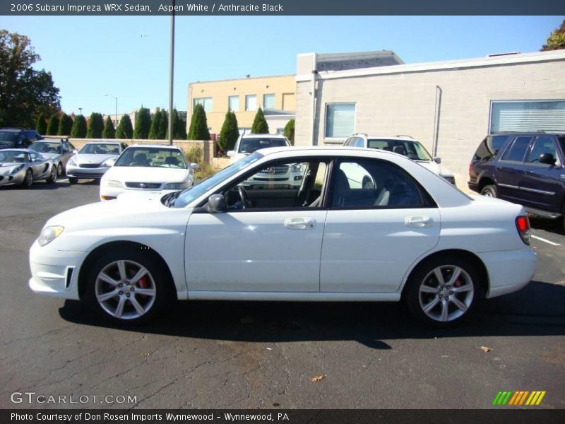 Aspen White / Anthracite Black 2006 Subaru Impreza WRX Sedan
