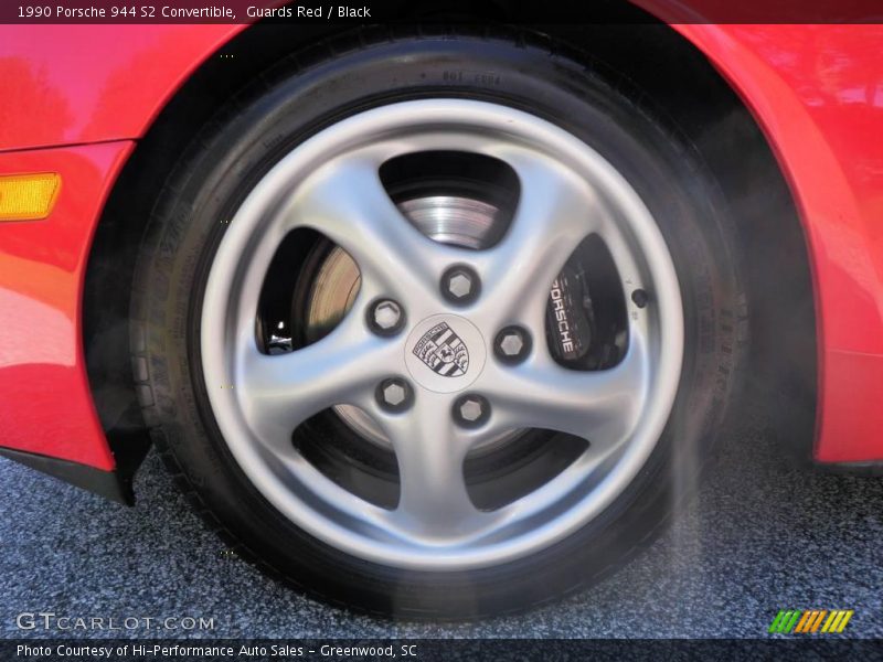 Guards Red / Black 1990 Porsche 944 S2 Convertible