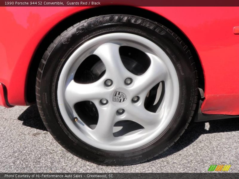 Guards Red / Black 1990 Porsche 944 S2 Convertible