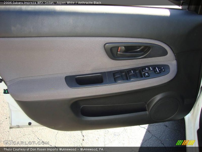 Aspen White / Anthracite Black 2006 Subaru Impreza WRX Sedan