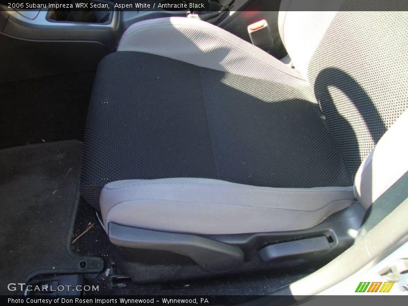 Aspen White / Anthracite Black 2006 Subaru Impreza WRX Sedan