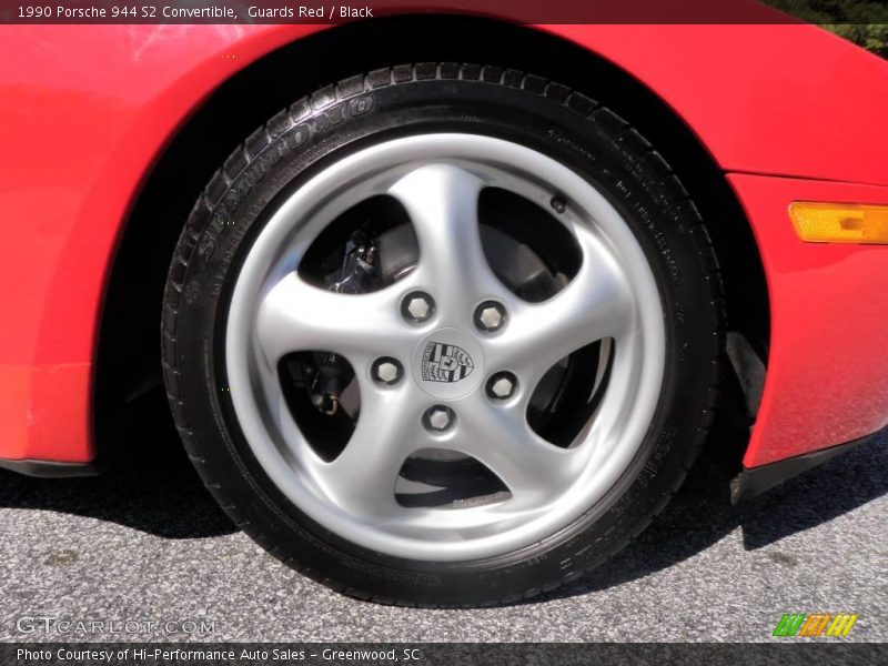 Guards Red / Black 1990 Porsche 944 S2 Convertible