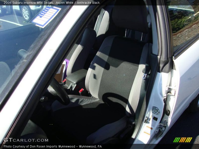 Aspen White / Anthracite Black 2006 Subaru Impreza WRX Sedan