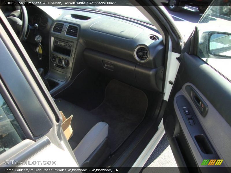 Aspen White / Anthracite Black 2006 Subaru Impreza WRX Sedan