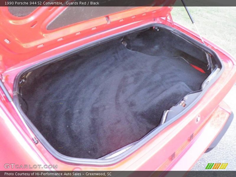 Guards Red / Black 1990 Porsche 944 S2 Convertible