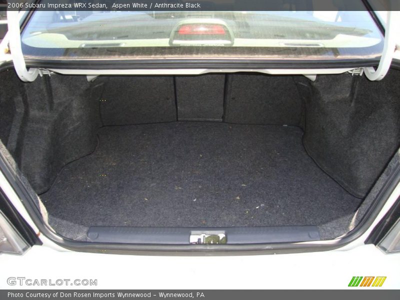 Aspen White / Anthracite Black 2006 Subaru Impreza WRX Sedan