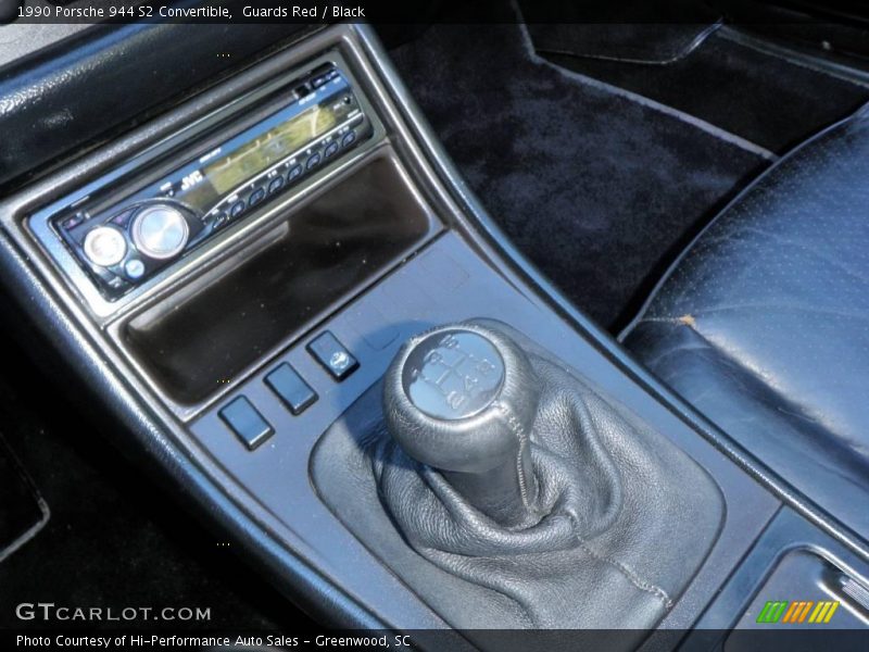 Guards Red / Black 1990 Porsche 944 S2 Convertible