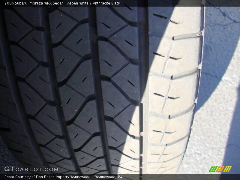 Aspen White / Anthracite Black 2006 Subaru Impreza WRX Sedan
