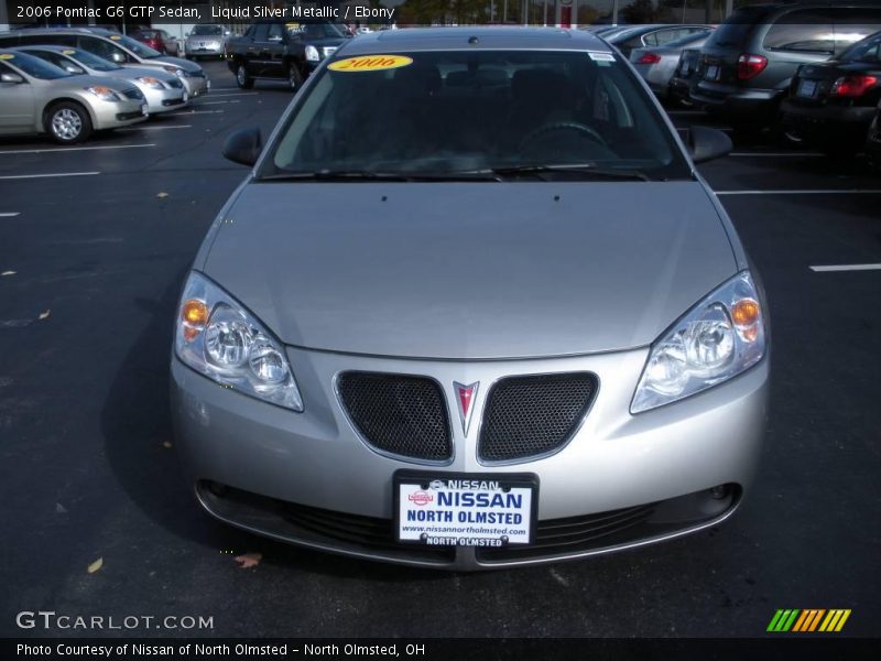 Liquid Silver Metallic / Ebony 2006 Pontiac G6 GTP Sedan